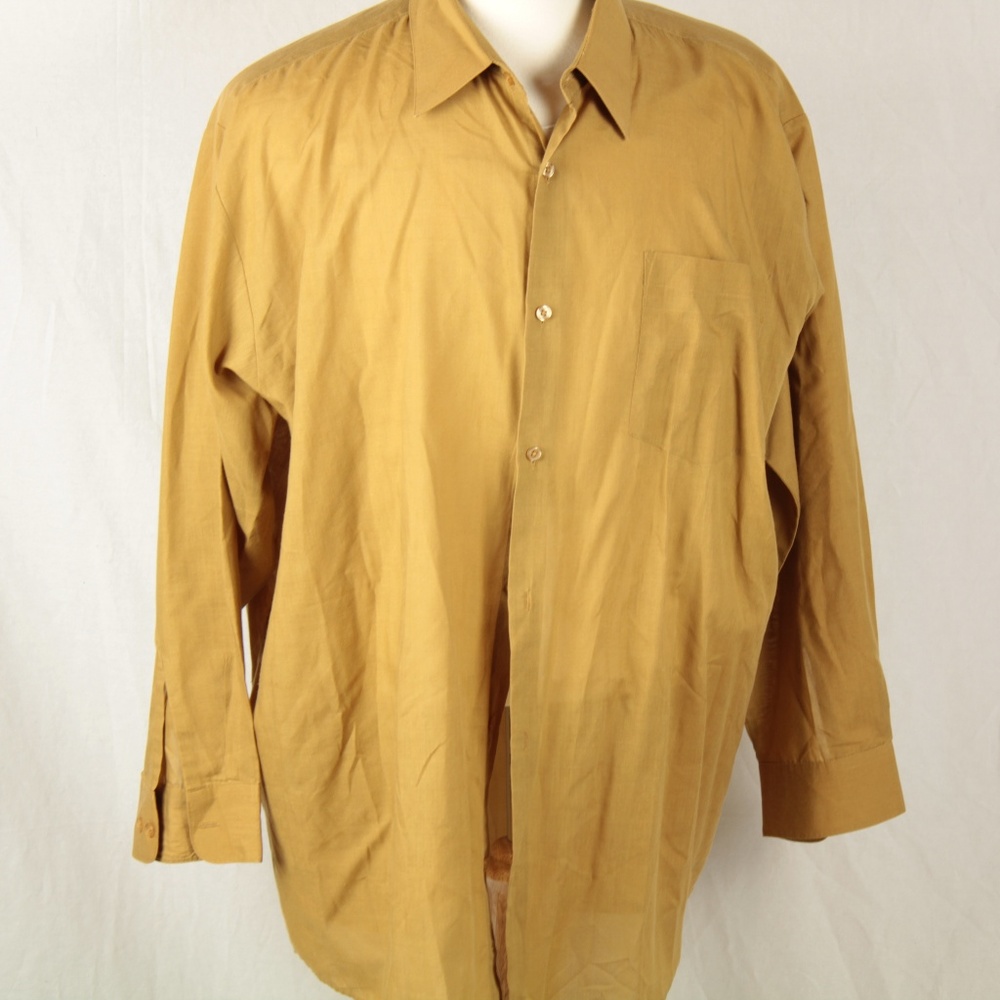 Haband Brown 18L Dress Shirt